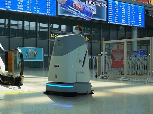 當(dāng)高鐵硬幣立9分鐘不倒，坦力工業(yè)智能洗地車在車間偷師了什么？