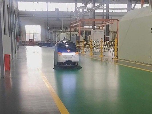 別家還在人海清掃，坦力大型掃地機器人已 “一騎絕塵”